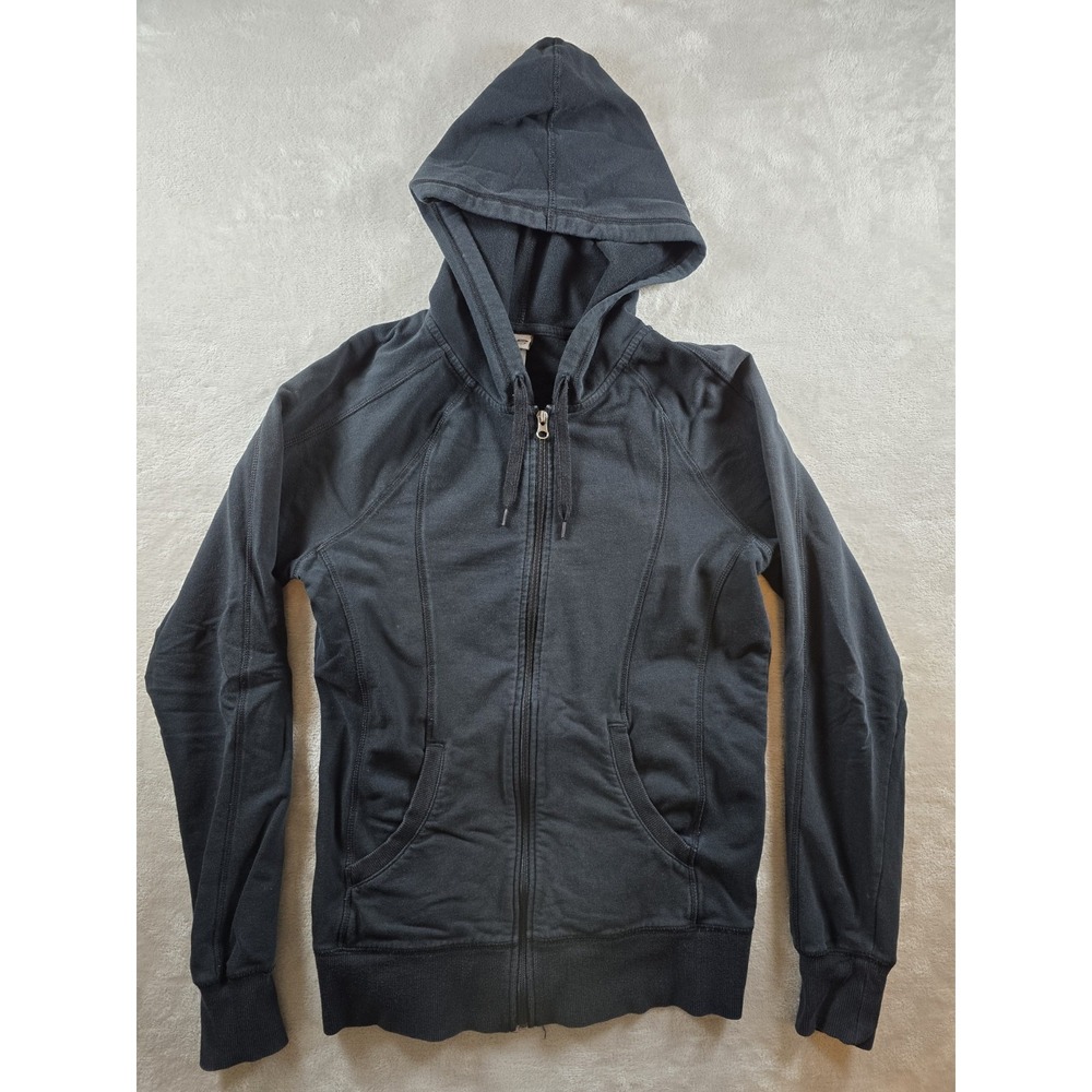 Champion Womens L Fit‎ M Full Zip Hoodie Sweatshirt Pullover Hooded Long Stretch